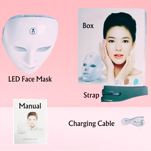 TheRedWellness™ - Red Light Therapy LED Facial Mask 